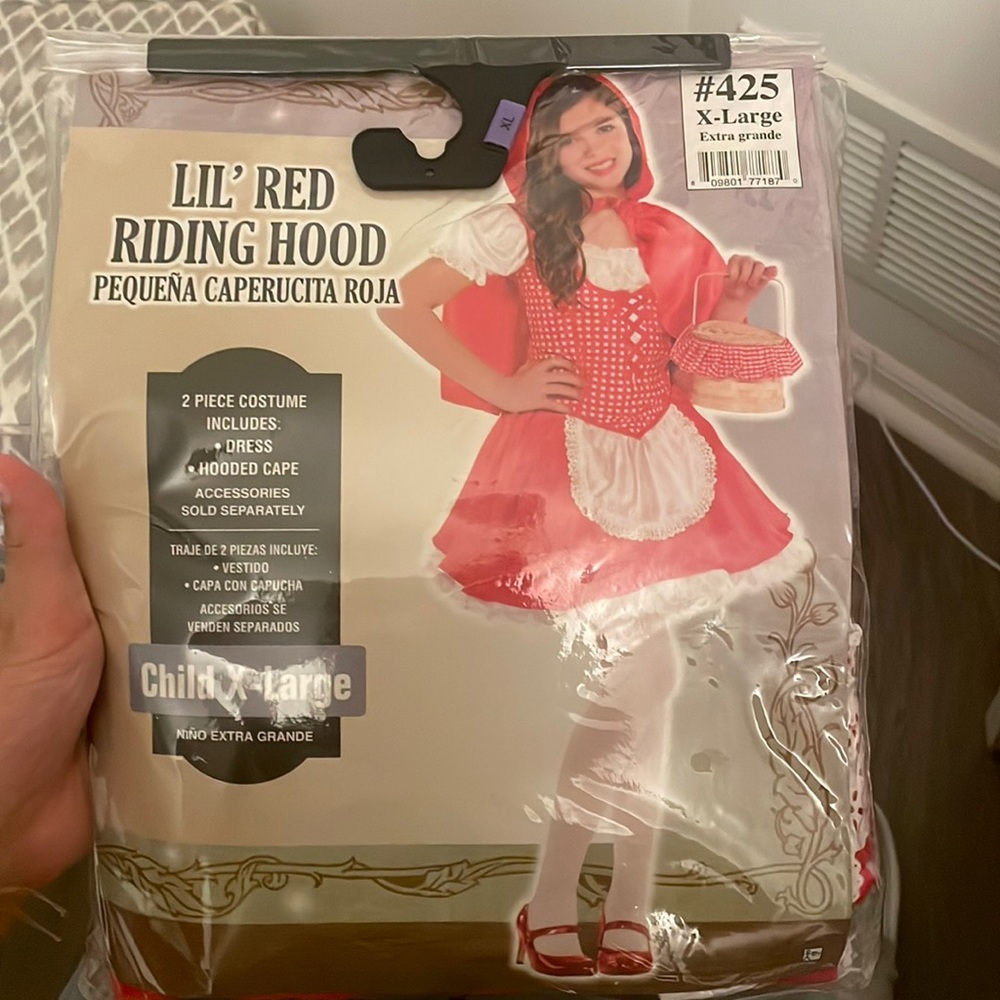 Lil Red Riding Hood 2Pc Costume XL